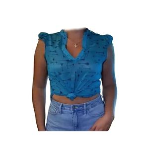 🏷️BUY 4 GET 1 FREE🏷️ No Boundaries Arrow Tank Button Down